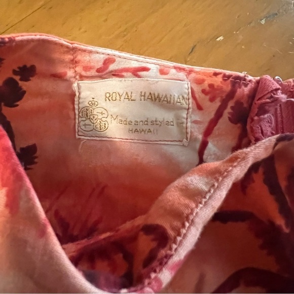 Vintage Royal Hawaiian Made in Hawaii Tropical Sleeveless Shift Mini Dress Luau - Picture 7 of 16